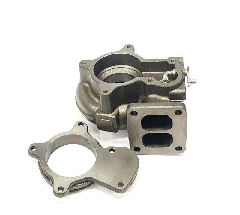 Колектор Holset HX40W, Cummins чавунний корпус турбіни, KT HX40W-17, TH-H007, 3537127, 3537128, 3537