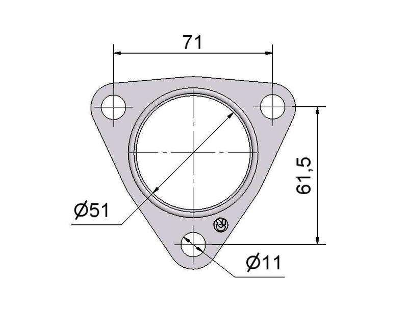 № 2505163 Комплект прокладок турбіни Kia 2.5D, Hyundai 2.5D, Mitsubishi 2.5D