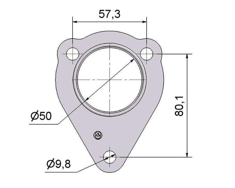 № 2505183 Комплект прокладок турбіни VW 1.9D, Scoda 1.9D, Seat 1.9D