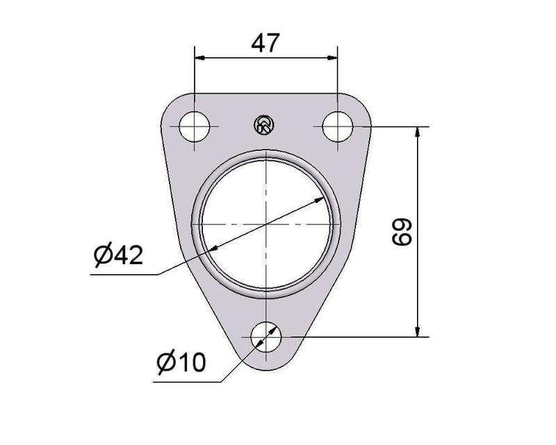 № 2505226 Комплект прокладок турбіни Renault 2.2D, Opel 2.2D, Nissan 2.2D