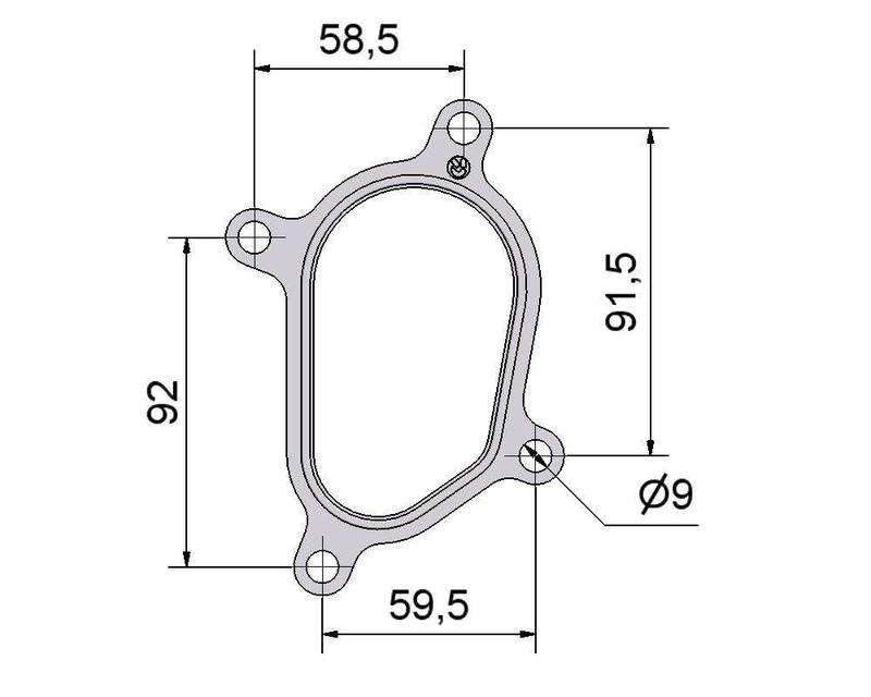 № 2505226 Комплект прокладок турбіни Renault 2.2D, Opel 2.2D, Nissan 2.2D