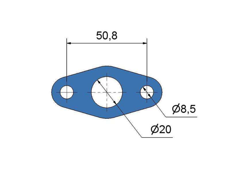 № 2505303 Комплект прокладок турбіни Mercedes 16.0D, 15.0D,