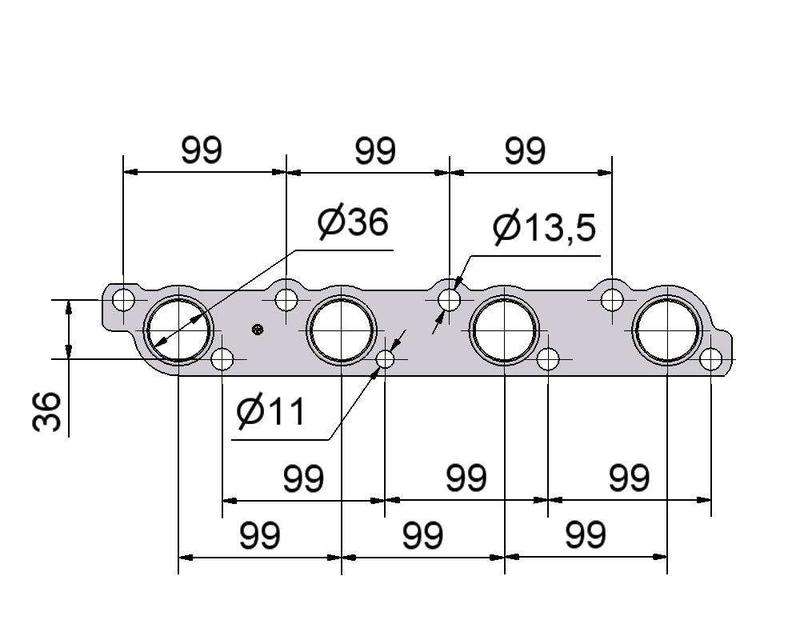 № 2505353 Комплект прокладок турбіни Ford 2.0D