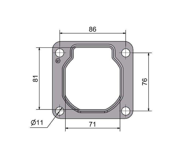 № 2505353 Комплект прокладок турбіни Ford 2.0D