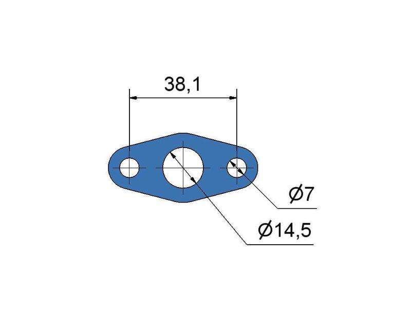 № 2505494 Комплект прокладок турбіни VW 1.9D, VW 2.0D