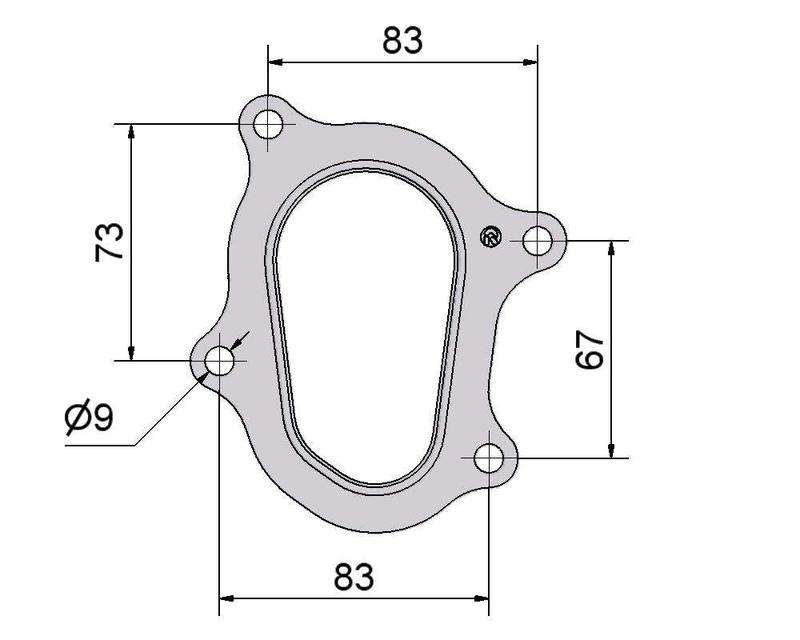 № 2505510 Комплект прокладок турбіни Renault 2.5D, Opel 2.5D, Nissan 2.5D,