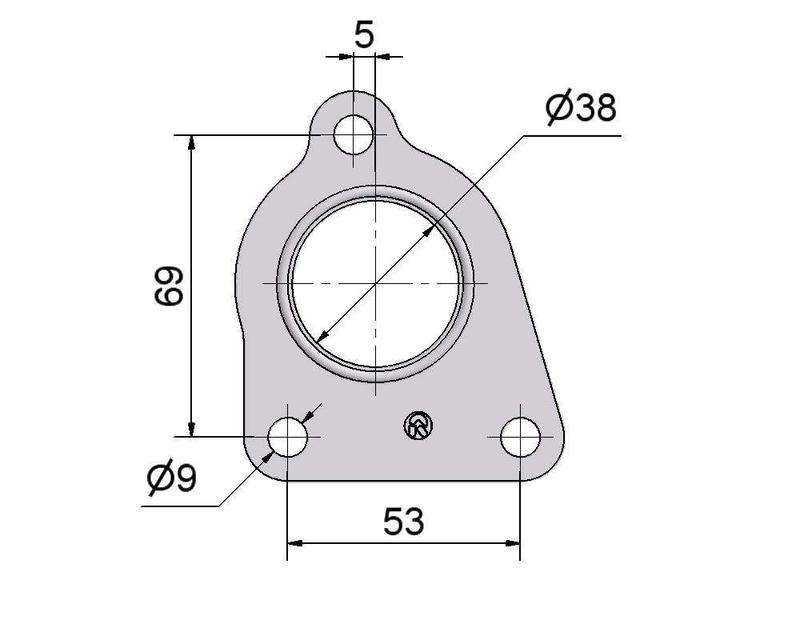 № 2505511 Комплект прокладок турбіни Renault 2.0D, Opel 2.0D