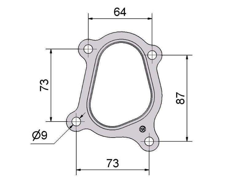 № 2505511 Комплект прокладок турбіни Renault 2.0D, Opel 2.0D