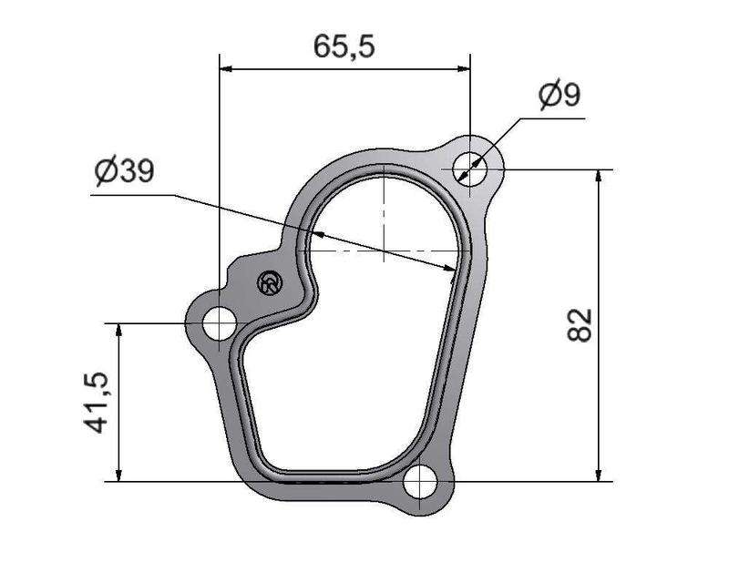 № 2505533 Комплект прокладок турбіни Fiat 1.3D