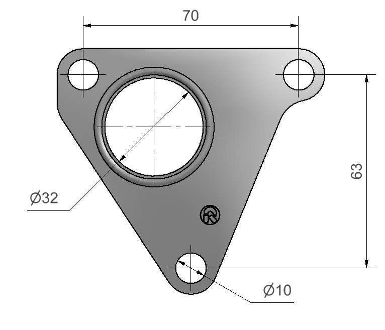 № 2505265 Комплект прокладок турбіни Renault 1.5D, Suzuki 1.5D, Nissan 1.5D