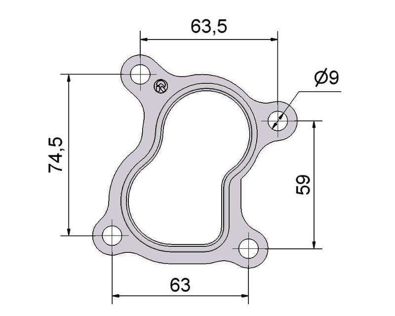 № 2505265 Комплект прокладок турбіни Renault 1.5D, Suzuki 1.5D, Nissan 1.5D