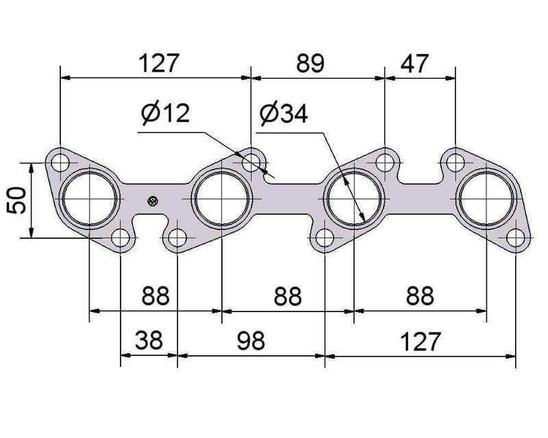 № 2505329 Комплект прокладок турбіни VW 2.0D