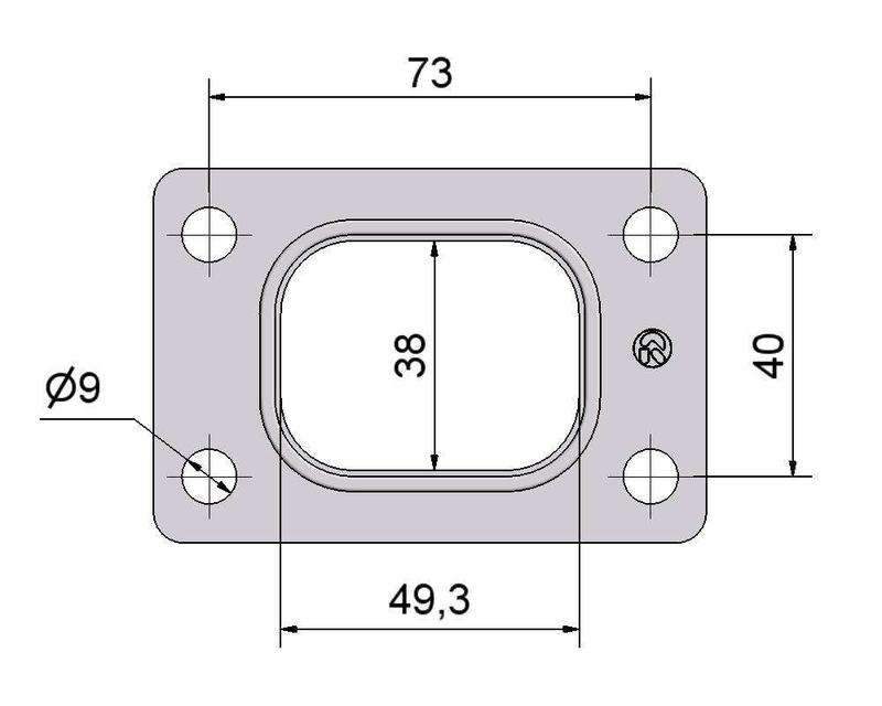 № 2505019 Комплект прокладок турбіни Saab 2.0D, Fiat 2.0D