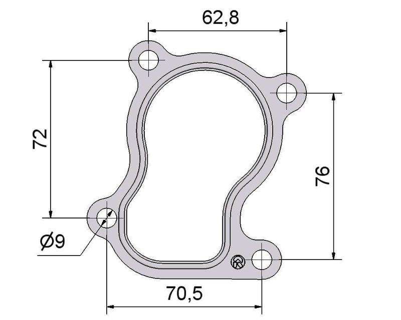 №2505032 Комплект прокладок турбіни Audi 1.9, Seat 1.9D, VW 1.9D, Ford 1.9D, Scoda 1.9D