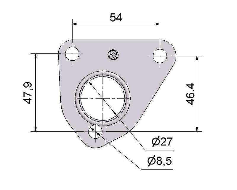 № 2505240 Комплект прокладок турбіни Fiat 1.3D, Opel 1.3D