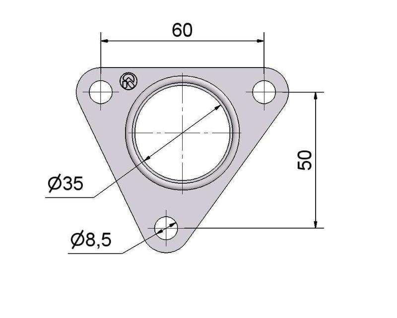 № 2505162 Комплект прокладок турбіни Renault 1.9D, Fiat 1.9D, Alfa Romeo 1.9D