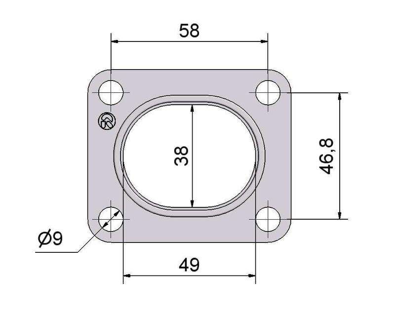 №2505004 Комплект прокладок турбіни Fiat, Alfa Romeo, 1.9D