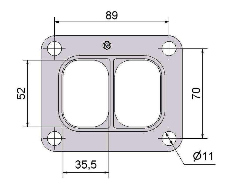 № 2505390 Комплект прокладок турбіни MAN 12.0D, 10.5D