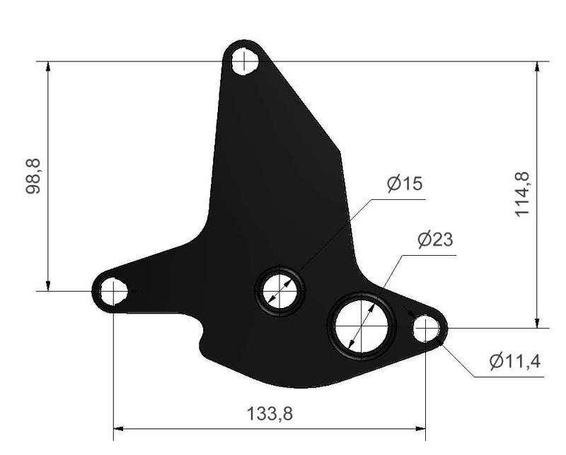 № 2505537 Комплект прокладок турбіни VW 2.5D