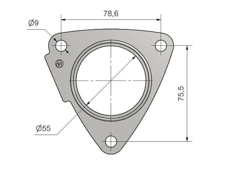№ 2505537 Комплект прокладок турбіни VW 2.5D